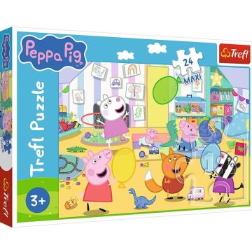 Puzzle 24 Maxi Piękna Peppa TREFL