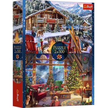 Puzzle 2x500 XMAS TREFL