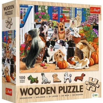 Puzzle drewniane 1000 Psia przyjaźń TREFL