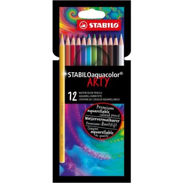 Kredki akwarelowe Aquacolor 12 kolorów STABILO