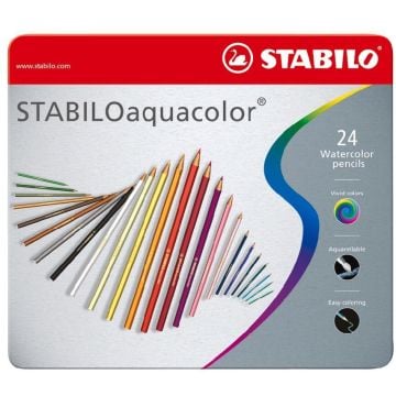Kredki akwarelowe Aquacolor 24 kolory STABILO