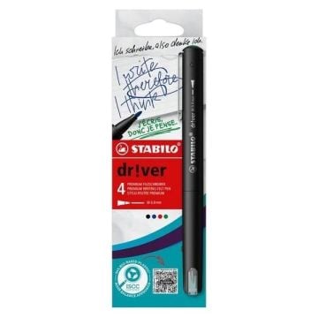 Cienkopis dr!ver M 4szt STABILO