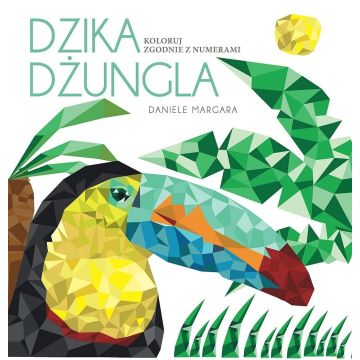 Dzika dżungla. Koloruj zgodnie z numerami