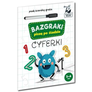 Kapitan Nauka. Bazgraki piszą po śladzie. Cyferki