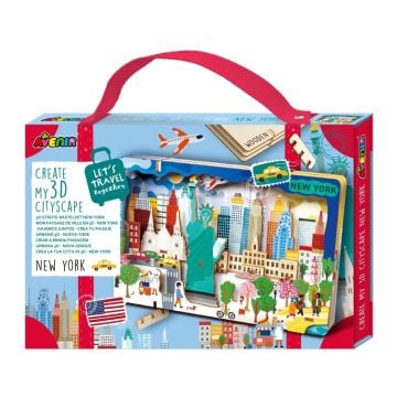 Stwórz pejzaż miejski Nowy Jork - puzzle drewniane