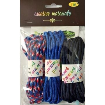 Zestaw paracord 2,8mb 3 kolory