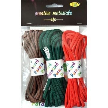Zestaw paracord 2,8mb 3 kolory