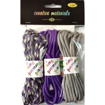 Zestaw paracord 2,8mb 3 kolory