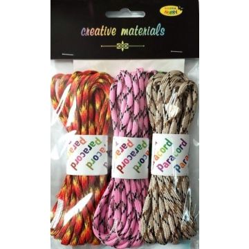 Zestaw paracord 2,8mb 3 kolory