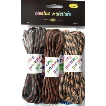Zestaw paracord 2,8mb 3 kolory
