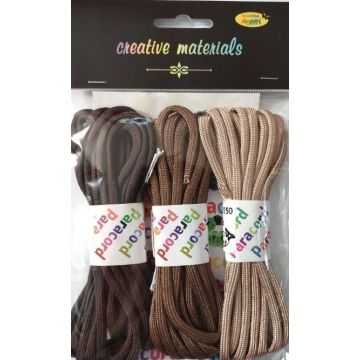 Zestaw paracord 2,8mb 3 kolory
