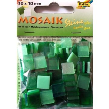 Mozaika 10x10mm zielona