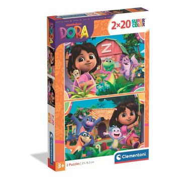 Puzzle 2x20 Super Kolor Dora
