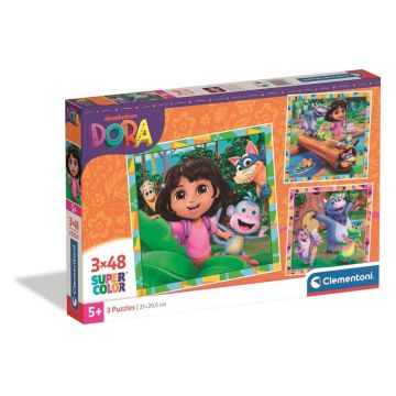 Puzzle 3x48 Super Kolor Dora