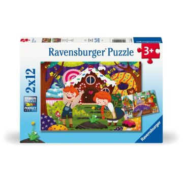 Puzzle dla dzieci 2D: Świat baśni 2x12el