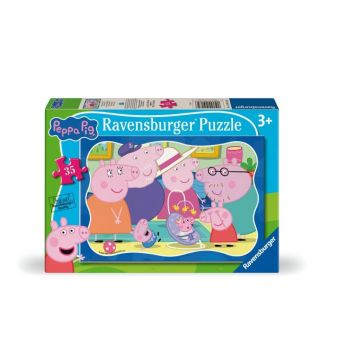 Puzzle dla dzieci 2D: Siostrzyczka Peppy 35el