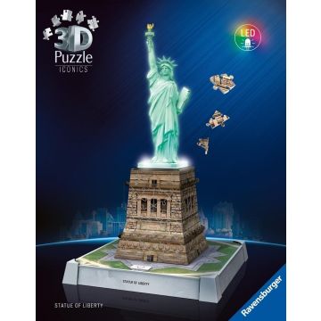 Puzzle 3D Iconics Statua Wolności