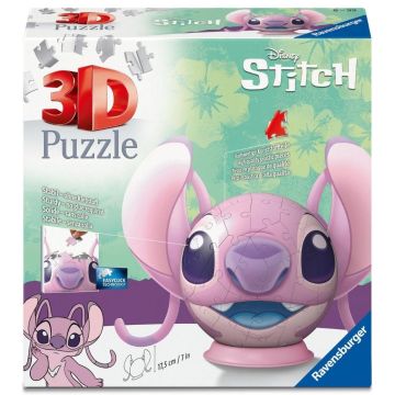Puzzle 3D: Disney Stitch Kula Angel z uszami