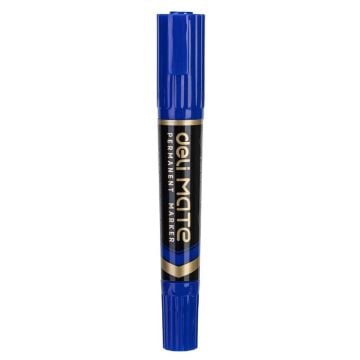 Marker permanentny dwustronny nieb (10szt) DELI
