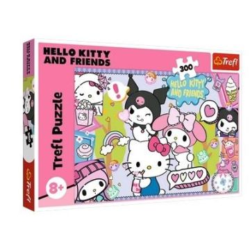 Puzzle 300 Szalone trio Hello Kitty TREFL