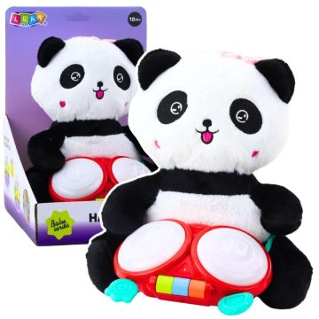 Panda pluszowa z bębenkami