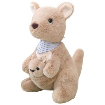 Kangur pluszowy z młodym 23cm