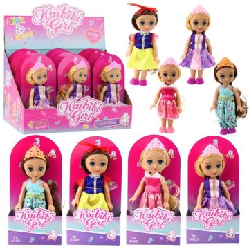 Mini laleczka księżniczka z akcesoriami 17cm MIX