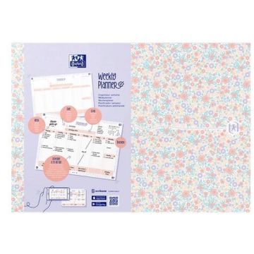 Planer tygodniowy A4/60K Floral OXFORD