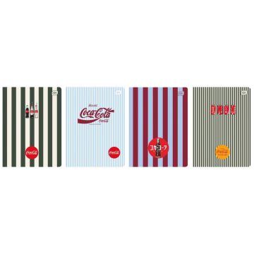 Zeszyt A5/80K kratka Soft Touch Coca Cola (10szt)