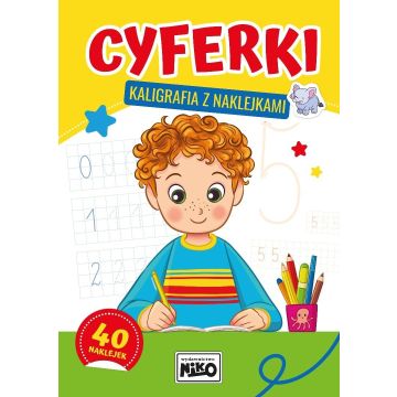 Cyferki - kaligrafia z naklejkami