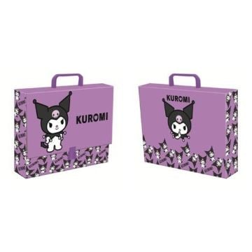 Teczka z rączką A4 XL Kuromi violet