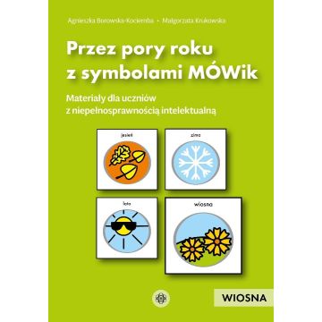 Przez pory roku z symbolami MÓWik. Wiosna