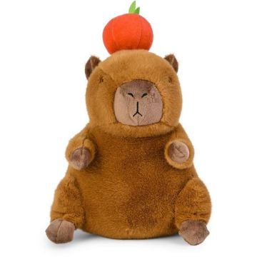 Maskotka Kapibara z jabłkiem 25cm