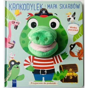 Przyjaciele do poduszki. Krokodylek i mapa skarbów