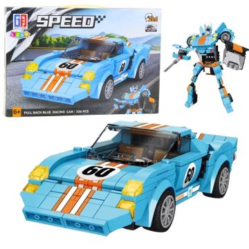 Klocki konstrukcyjne Auto z napędem Robot 2w1 336e