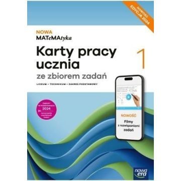 NOWA MATeMAtyka 1. Karty pracy ucznia ze zbiorem zdań. NOWOŚĆ