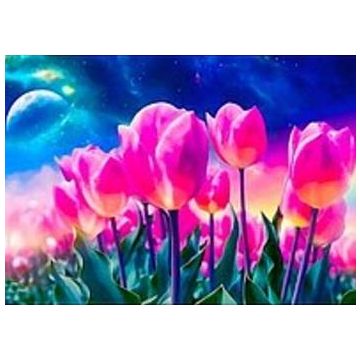 Mozaika diamentowa tulipany 30x40cm