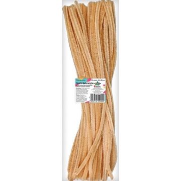 Druciki dekoracyjne 0,6x30cm cieliste 50szt
