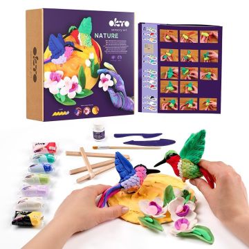 Zestaw kreatywny do modelowania 3D Kolibry