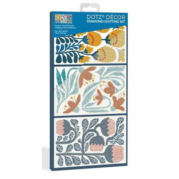 Diamond Dotz - Adults Modern Floral Triptych