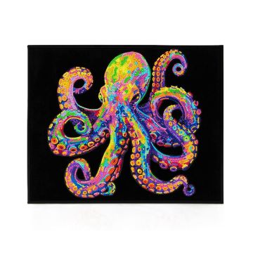 Diamond Dotz - Adults Flocked Neon Octopus