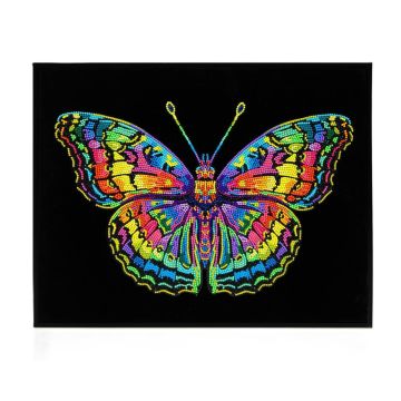 Diamond Dotz - Adults Flocked Neon Butterfly