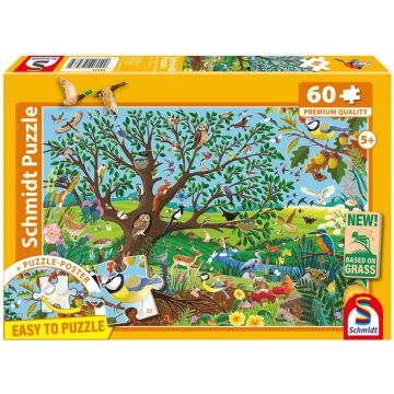 Puzzle PQ 60 Zwierzęta w ogrodzie