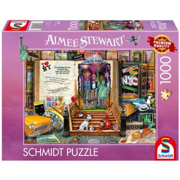 Puzzle PQ 1000 Wspomnienia z Nowego Jorku / USA