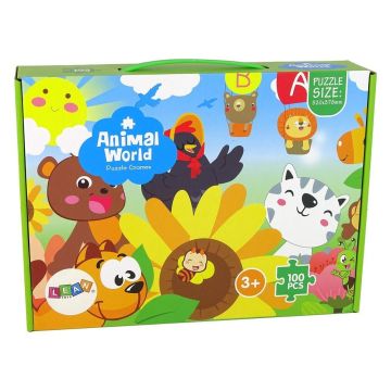 Puzzle 100 Zwierzątka