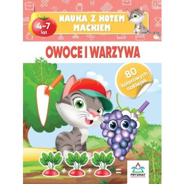 Nauka z kotem Maćkiem. Owoce i warzywa