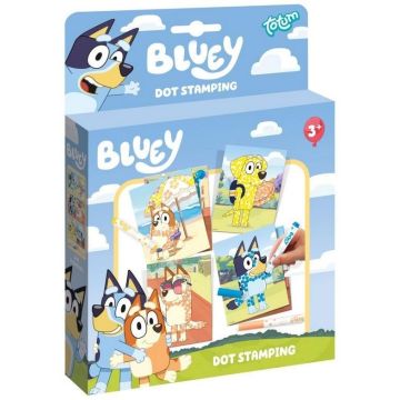Zestaw kreatywny Bluey ze stempelkami