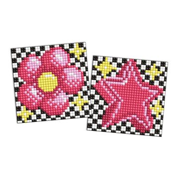 Diamentowa mozaika na magnes - LOL Kwiat 9x9cm