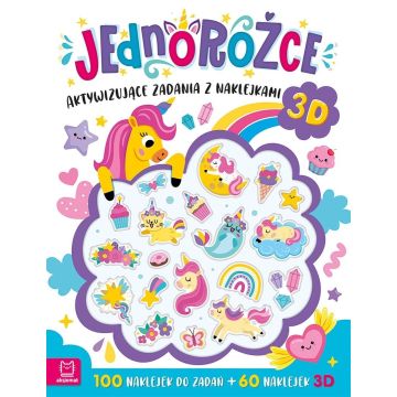 Aktywizujące zadania z naklejkami. Jednorożce