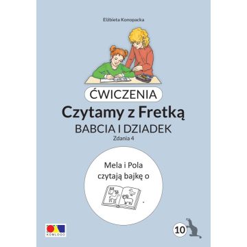Ćwiczenia. Czytamy z Fretką cz.10 Babcia i dziadek